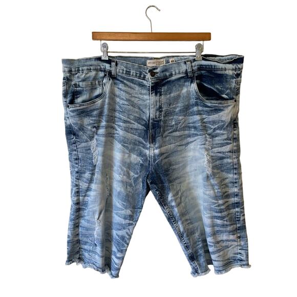Evolution In Design 48 denim Jean capris cargo pants streetwear urban casual - Picture 1 of 7